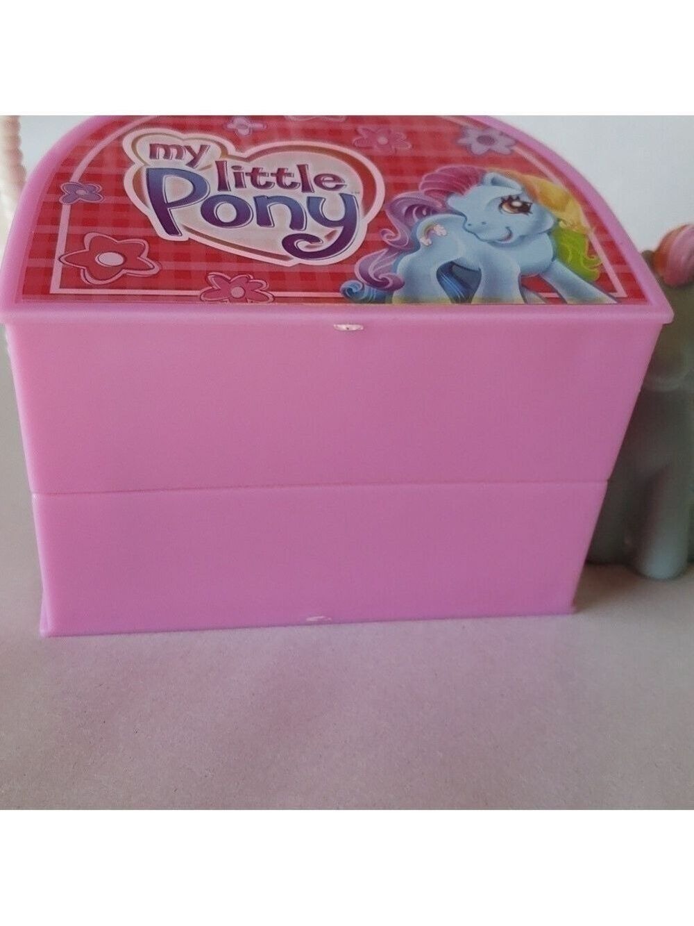 My Little Pony Hard Case Toy Carrier With  Horse Plastic 2004 Hasbro Decc Pac - Picture 16 of 16